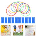 thumbnail image 2 of 1 Set of Plastic Toss Ring Game Plastic Rings for Kids Agility Rings Colored Toss Rings, 2 of 6