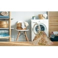 thumbnail image 2 of Ahgly Company Machine Washable Indoor Square Transitional Khaki Gold Area Rugs, 3' Square, 2 of 7