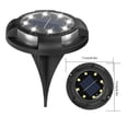 thumbnail image 3 of LSLJS Solar Lights For Outside,LED Outdoor Light Waterproof 4pcs LED Solar Lights Underground Buried Garden Roadway Outdoor Wall Lamp 8 LED Solar Lights Night Light For Garden Yard Pathway, 3 of 4