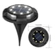thumbnail image 3 of Xihbxyly Luces Solares Subterráneas, Combinación de 8 y 4 Led, Panel Solar de Silicio Policristalino, Eficiencia Energética, Resistencia Al Agua Ipx6, Iluminación para Caminos de Jardín, Decoración d, 3 of 7