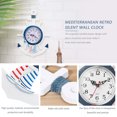 thumbnail image 4 of Anchor clock marine theme wall hanging decorative art clock living room wall clock, 4 of 5