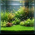 thumbnail image 4 of Alfombra de césped para acuario Sustrato para acuario con plantas acuáticas artificiales Alfombra de césped plástico denso para decoración y paisajismo del acuario, 4 of 6