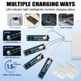 thumbnail image 6 of CITYORK 8 Pack USB 1.5V AAA 1200mWh Lithium Rechargeable Battery with TYPE -C Cable, 6 of 9