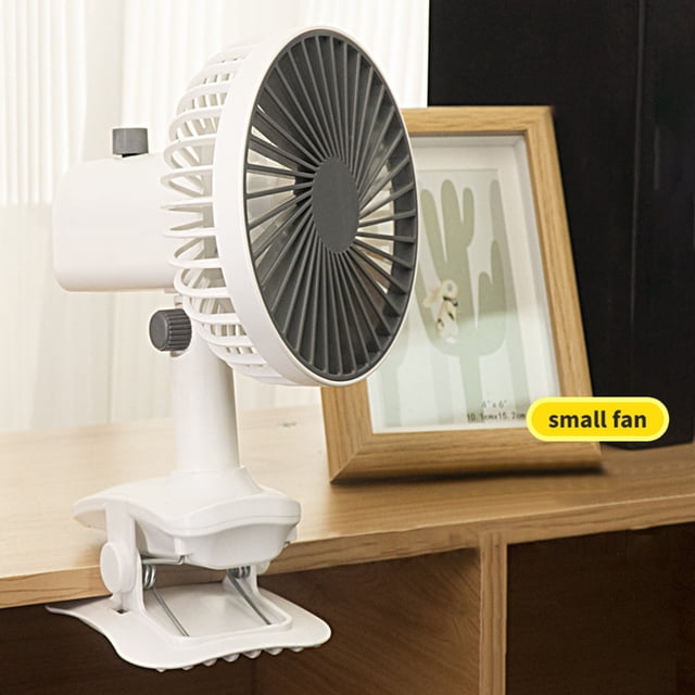 Xihbxyly Ventilador de Escritorio Usb, Flujo de Aire Ajustable de 3 Velocidades, Funcionamiento Silencioso, Diseño Compacto y Portátil, Se Puede Colocar En Posición Vertical, Ideal para Uso En Casa,