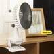 thumbnail image 1 of Ventilador USB con clip y batería | Ventilador portátil de escritorio de 3 velocidades para oficina, dormitorio y viajes | Recargable de 1200 mAh, funcionamiento silencioso, cabezal móvil y soporte, 1 of 7