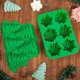 thumbnail image 2 of 2 piezas de moldes para hornear de silicona navideños, molde de silicona para árboles de Navidad y molde de silicona para caramelos de nieve Molde de silicona antiadherente para hornear de N, 2 of 5