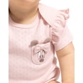 thumbnail image 5 of Disney Baby Wishes + Dreams Minnie Mouse Bodysuits with Short Sleeves, 3-Pack, Sizes Newborn-18M, 5 of 10