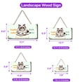 thumbnail image 5 of Ragdoll Mother Book Lover Living That Cat Mom Life Happy Mother's Day Landscape Wood Sign Cat Lover Kitten Owner Gifts Idea Hanging Wall Home Decor - 03004, 5 of 5