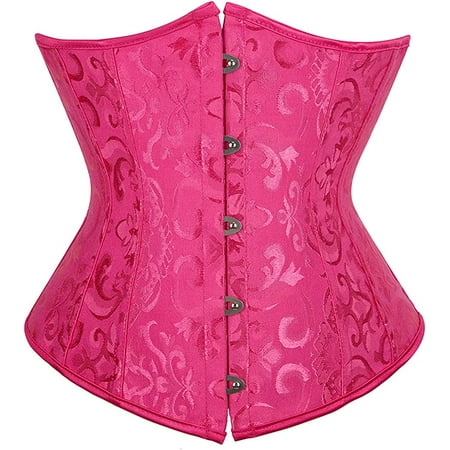 

QWZNDZGR Women s 9427 Lace Up Boned Underbust Waist Trainer Corset