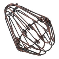Worgeous Industrial Metal Lampshade For Floor Lamps And Table Lamps Decorative Wire Lamp Cage For Modern Home Decor Pendant Light Cage For Ceiling Fan