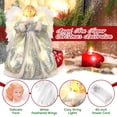 thumbnail image 4 of Decoración para árbol de Navidad WOKEISE Angel con luces plateadas, 4 of 7