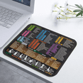 thumbnail image 2 of Excel Shortcuts Mouse Pad – Small Excel Spreadsheet Desk Pad – 7.87"x9.44" Portable Computer Mousepad – Non-Slip Office & Gaming Keyboard Pad, 2 of 12
