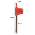 thumbnail image 2 of Unique Bargains 10Pcs T6 S2 Flag Type Handle Driver Torx Wrench Spanner Screwdriver, 2 of 3