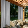 thumbnail image 2 of Cortina opaca impermeable para exteriores, parasol ancho para patio, pivilion Gray_54x84inch, 2 of 9