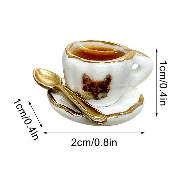 Hinged Tea Cup Topper for Coffee and Tea – Ceramic Decorative Lid with Functional Hinge Mechanism