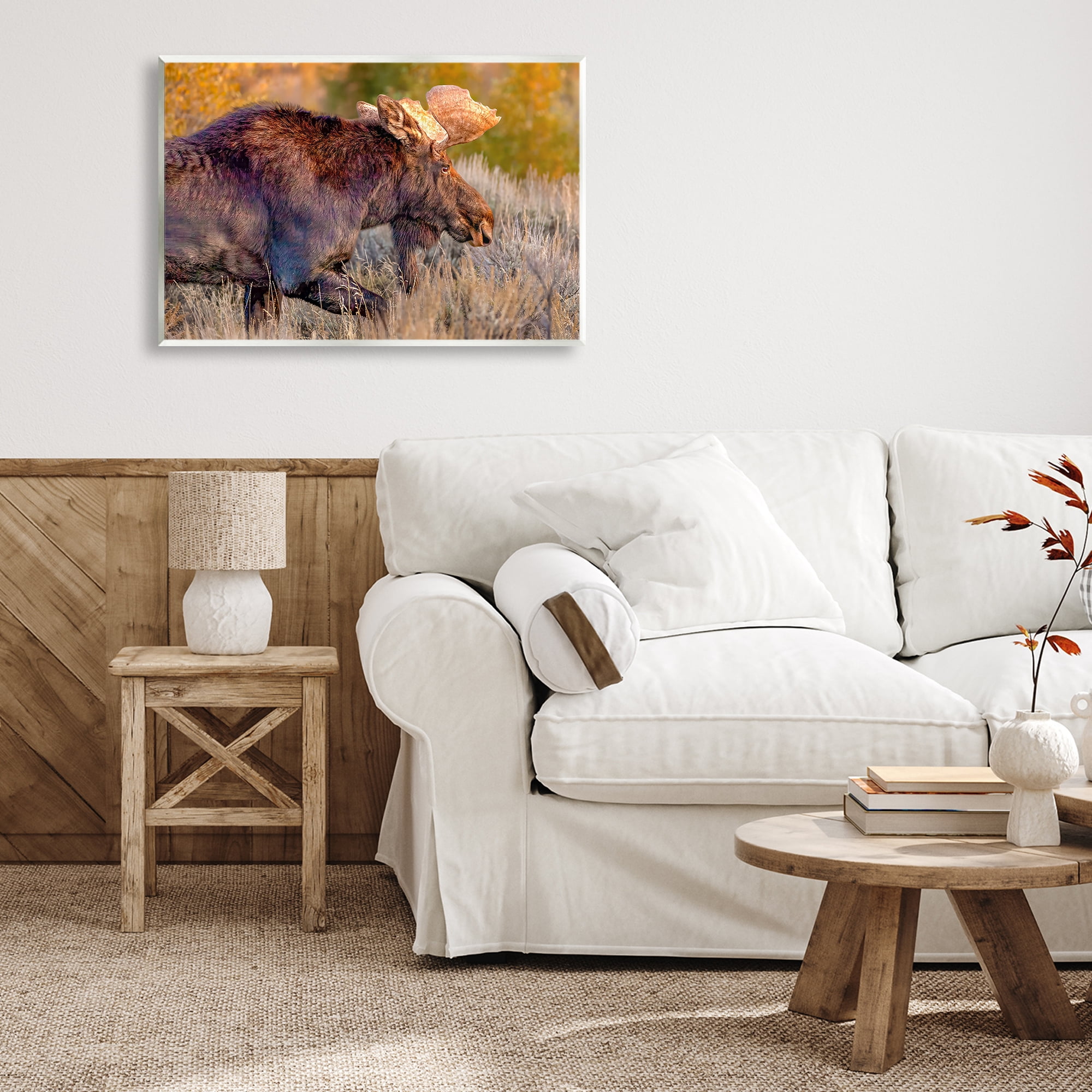 Stupell Industries Bull Moose At Dusk Wall Plaque Art, design by Shelley Carlisle