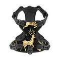 thumbnail image 4 of Gaeub Christmas Gold Deers Gaeub Christmas Gold Deers No Pull Dog Harness, Secure and Adjustable Pet Vest for Outdoor Activities - Small, 4 of 8