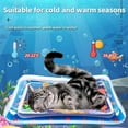 thumbnail image 5 of GlowPad, Cat Water Mat with Fish, 24in Thickened Anti-Scratch Water Mat for Cat, Interactive Cat Toy for Indoor Play, Rapid Cooling for Both Indoor Use in Summer for Cats and Dogs, 5 of 6