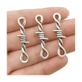 thumbnail image 2 of 100 Piezas de Espinas GóTicas de Alambre de PúAs, Accesorios Colgantes de Espinas de Metal Plateado, Dijes de Conector de Metal Vintage, 2 of 6