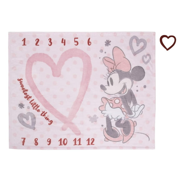 Manta para bebé Disney Minnie Mouse supersuave Milestone