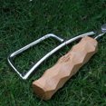 thumbnail image 3 of Pinza Pinza de barbacoa de madera de acero inoxidable para acampar, senderismo, picnic CAMPINGMOON Pinza, 3 of 7