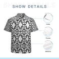 thumbnail image 7 of High Quality Hawaiian Shirts for Men Short Sleeve Aloha Beach Shirt Floral Summer Casual Button Down Shirts Blouses AG534S, 7 of 7