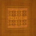 thumbnail image 1 of Ahgly Company Machine Washable Indoor Square Southwestern Yellow Country Area Rugs, 3' Square, 1 of 4