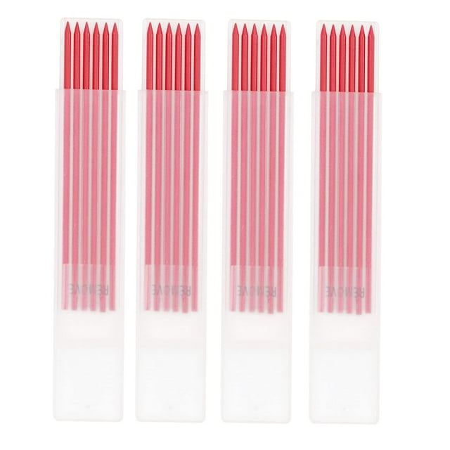 Recambio para lápices Carpenter Walfront, 2,8 mm, grafito, 24 unidades, color rojo