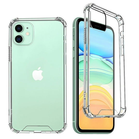 JETEG Transparent Air Cushion Shock Absorption Bumper Case Cover for iPhone 11 PRO Rugged Protective Screen Clear Shockproof Air Cushion Gel Bumper Soft TPU Cover Case