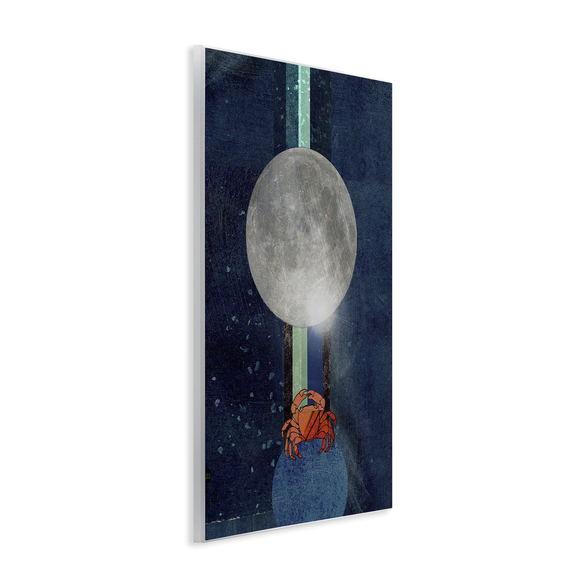 Stupell Industries Surreal Crab Outer Space Animals & Insects Painting Unframed Art Print Wall Art, 10 x 15