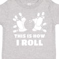 thumbnail image 4 of Inktastic How I Roll Bowling Boys or Girls Toddler T-Shirt, 4 of 5
