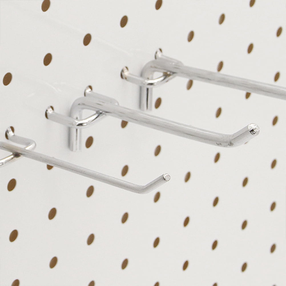 Worgeous Garage Storage Hooks 20Pcs Metal Pegboard Tool Hangers Wall Organization 11.8X1.6X1.6in