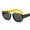 Black yellow, variant on Mens Retro Square Sunglasses UV400 Protection for Outdoor Sports, Cycling, and Fashion Wear