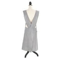 thumbnail image 4 of Saro Lifestyle Criss Cross No-Tie Apron Pewter, 4 of 5