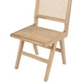 thumbnail image 5 of Meridian Furniture Preston Natural Dining Side Chair (Set of 2), 5 of 8