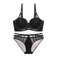 thumbnail image 1 of Sujetador de aros de acero suave para mujer, ropa interior sexy, pecho pequeño, sujetador push-up antiflacidez que se muestra en la parte superior grande, 1 of 6