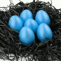 Super Savings Week karymi 6 Piece Wooden Simulation Easter Eggs 2.3x1.5in Fake Eggs for Chicken Coop Decoration Painting Easter Christmas Gifts for Kids Party Favors Super Savings Week