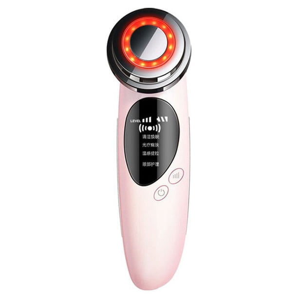 Masajeador Facial Seitruly para cuidado estiramiento limpieza de poros color Rosado