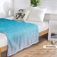 thumbnail image 4 of Manta de forro polar con copos de nieve azules para invierno, acogedora, cálida, con purpurina navideña, ligera, para sofá, cama, para adultos, niños, adolescentes, regalo de 50 x 60 pulgadas, 4 of 6
