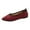 Wine, variant on Wensltd Shallow Mouth Flats for Women Casual Breathable Solid Color Pointed Toe Work Office Shoes