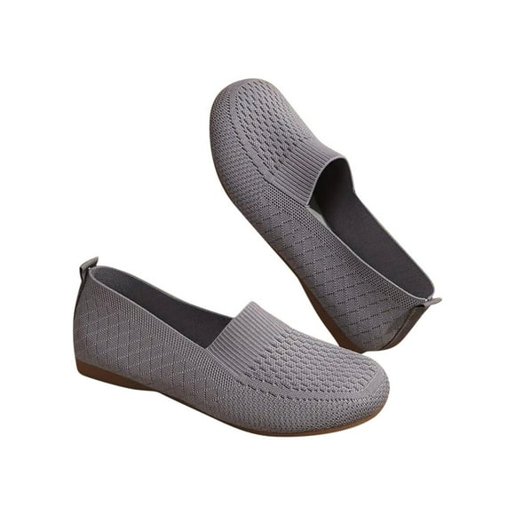 Ladies Slip on Loafer Shoes Womens Flats Dress Clothes Shoes Brathable Ballet Nurse Walking Sneakers Work Casual Comfortable