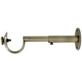 thumbnail image 3 of Urbanest Adjustable Curtain Rod Bracket, 1 1/8"-1 1/4", Antique Brass, 3 of 5