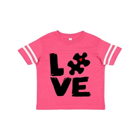 

Inktastic Autism Awareness Puzzle of Love Gift Toddler Boy or Toddler Girl T-Shirt