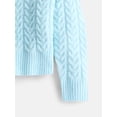 thumbnail image 3 of Wonder Nation Girls Sequined Cable Knit Sweater, Sizes 4-18 & Plus, 3 of 3