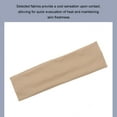 thumbnail image 4 of letairis 2pieces Breathable And Sweat Releasing Workout Headbands For Sports Multi-Purpose Workout Sweatbands Khaki, 4 of 6