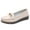 White, variant on NOKIO Loafers for Women, Platform Chunky Loafers Slip On Casual Shoes New Summer Casual Versatile Lightweight Women Slip On Shoes Business Casual Shoes for Women Slip On Platform Loafers