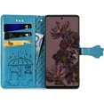 thumbnail image 5 of PU Leather Flip Wallet Case for Google Pixel 7, Cat Dog Cartoon Cute Style with ID Card Holder Phone Cover Case for Google Pixel 7 MG Blue, 5 of 14