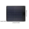 thumbnail image 2 of Cargador Solar Exterior Teléfono 5V USB+Tipo C+18V DC5521 Celda Negro, 2 of 9