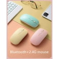 thumbnail image 5 of iPad mini6 Keyboard Case with Mouse Cute Round Keys Detachable Bluetooth Keyboard Slim Smart Cover with Pencil Holder, 5 of 5