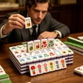 thumbnail image 4 of Premium Acrylic American Mahjong Tiles 160 Piece Set Portable Western Mah Jongg for Social Gaming Travel Complete, 4 of 6